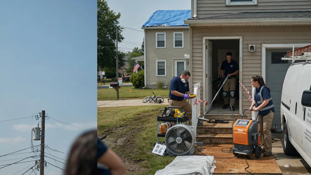 Water Damage Repair in Sparland, IL near me